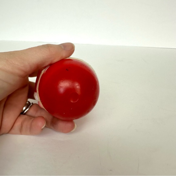 Vintage Plastic Santa Roly Poly Small Made in Hong Kong - Picture 7 of 8